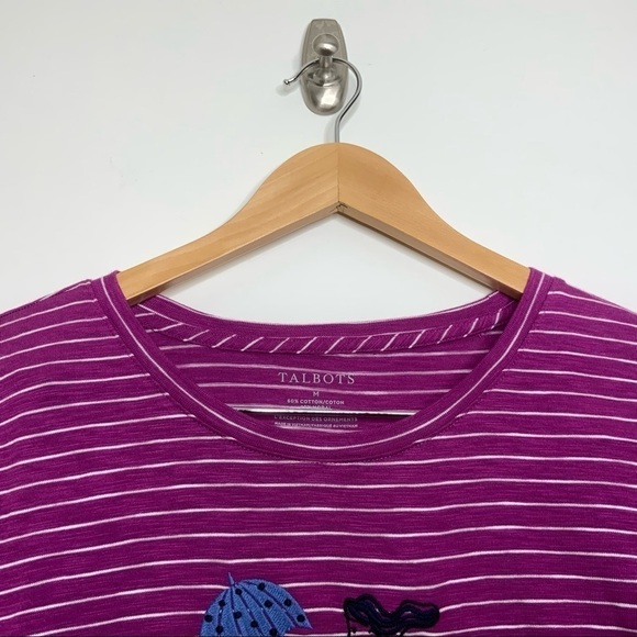 TALBOTS Crew-Neck Shirt. Size Medium. (NWT) - Picture 6 of 6